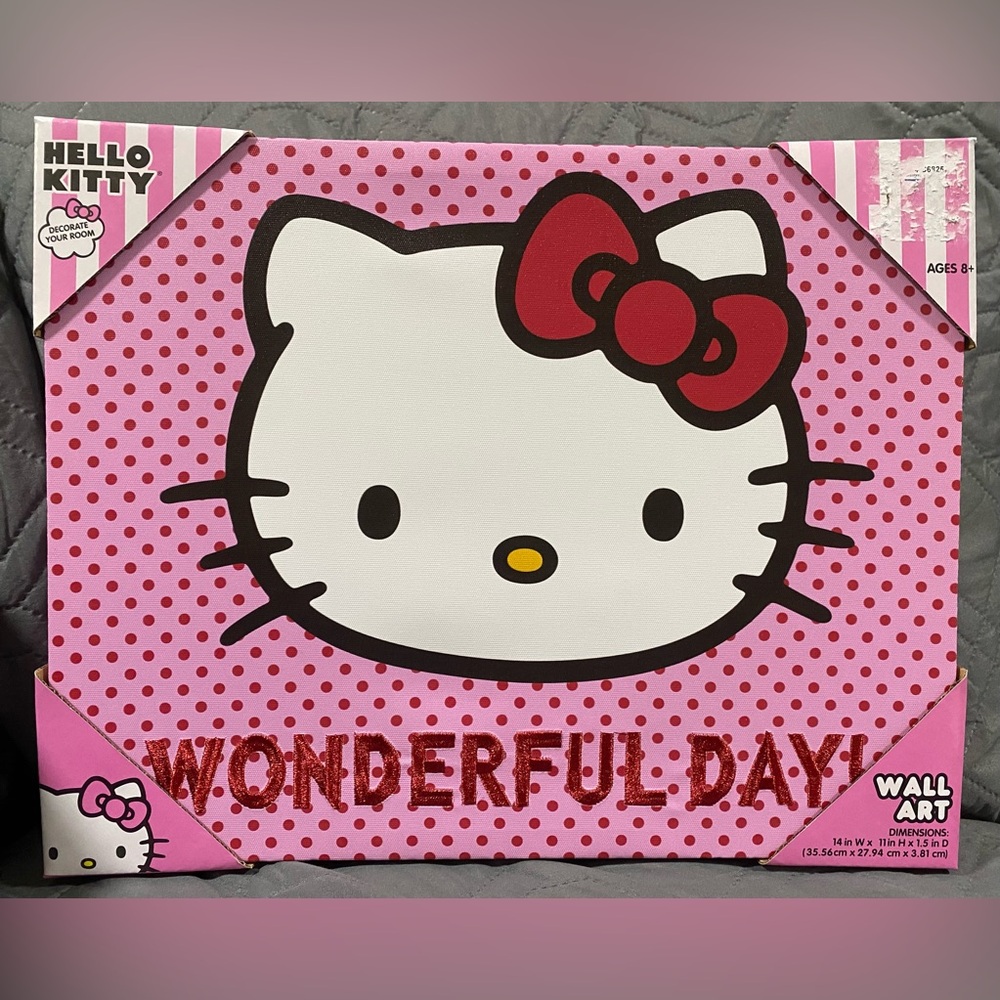 Hello Kitty Wall Art Canvas - Wonderful Day!